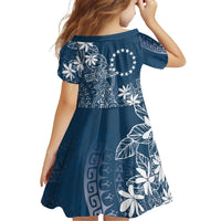 Navy Kuki Airani Tapakau Family Matching Mermaid Dress and Hawaiian Shirt Tribal Anchor Mix Tiare LT7 - Polynesian Pride