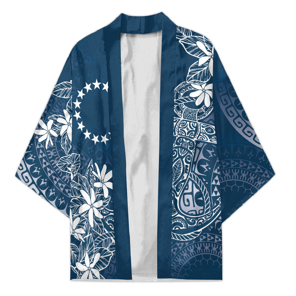 Navy Kuki Airani Tapakau Kimono Tribal Anchor Mix Tiare