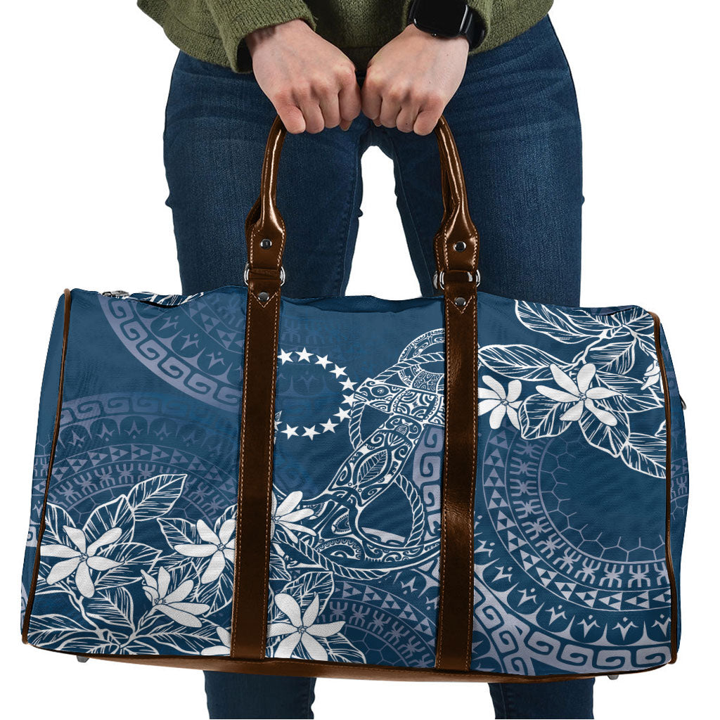 Navy Kuki Airani Tapakau Travel Bag Tribal Anchor Mix Tiare