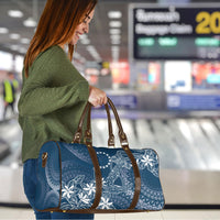 Navy Kuki Airani Tapakau Travel Bag Tribal Anchor Mix Tiare