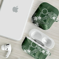 Sage Green Kuki Airani Tapakau AirPods Case Tribal Anchor Mix Tiare