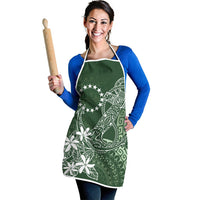 Sage Green Kuki Airani Tapakau Apron Tribal Anchor Mix Tiare
