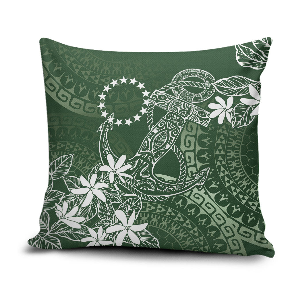 Sage Green Kuki Airani Tapakau Pillow Cover Tribal Anchor Mix Tiare LT7 Sage Green - Polynesian Pride