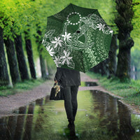 Sage Green Kuki Airani Tapakau Umbrella Tribal Anchor Mix Tiare
