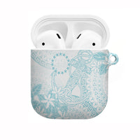 Turquoise Kuki Airani Tapakau AirPods Case Tribal Anchor Mix Tiare