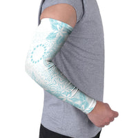 Turquoise Kuki Airani Tapakau Arm Sleeves Tribal Anchor Mix Tiare