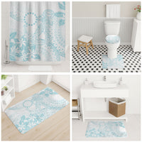 Turquoise Kuki Airani Tapakau Bathroom Set Tribal Anchor Mix Tiare