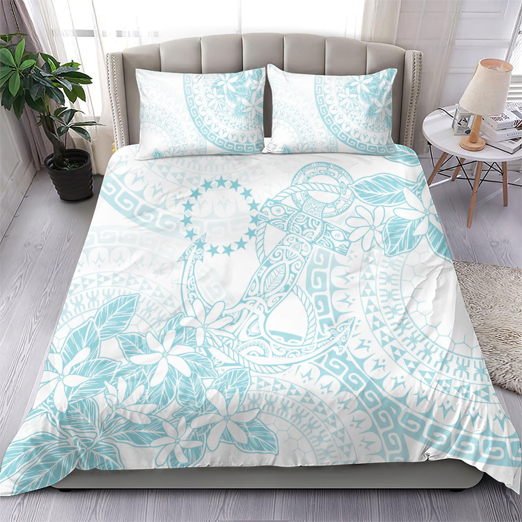 Turquoise Kuki Airani Tapakau Bedding Set Tribal Anchor Mix Tiare