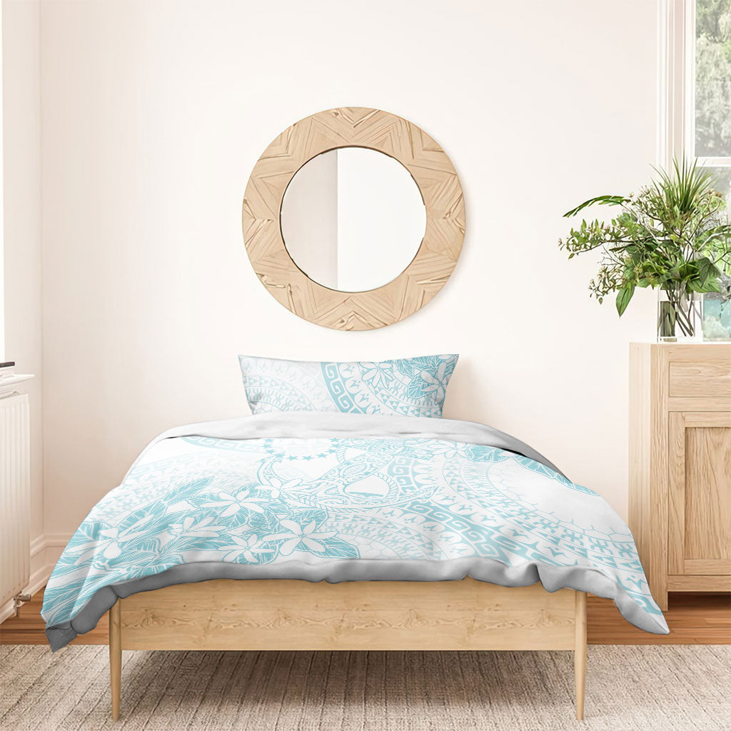 Turquoise Kuki Airani Tapakau Bedding Set Tribal Anchor Mix Tiare