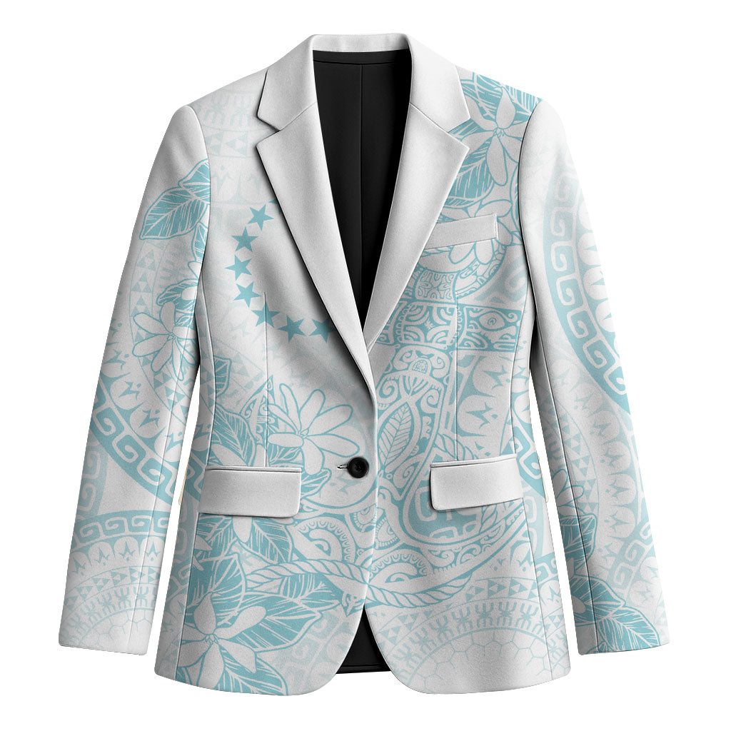 Turquoise Kuki Airani Tapakau Blazer Tribal Anchor Mix Tiare