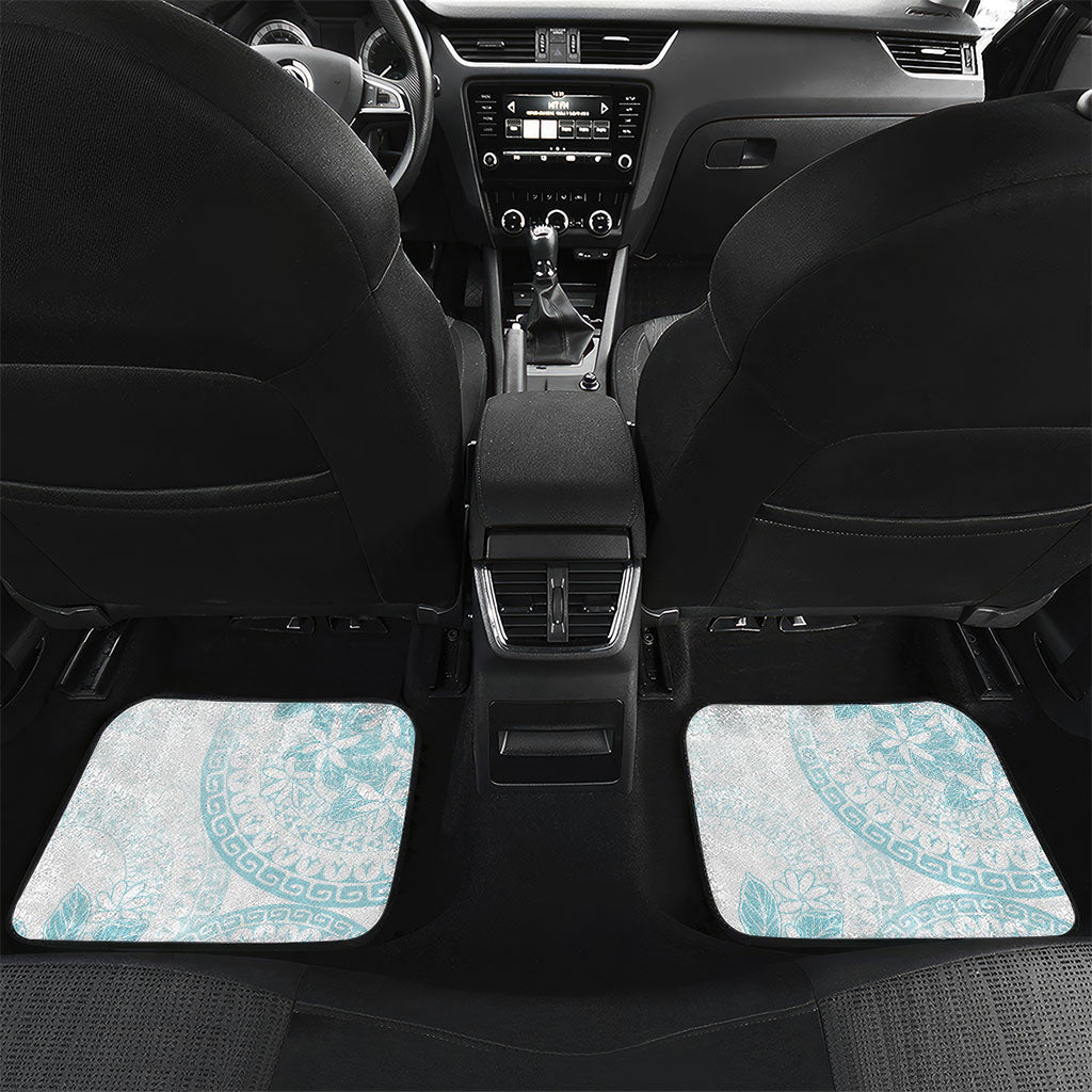 Turquoise Kuki Airani Tapakau Car Mats Tribal Anchor Mix Tiare