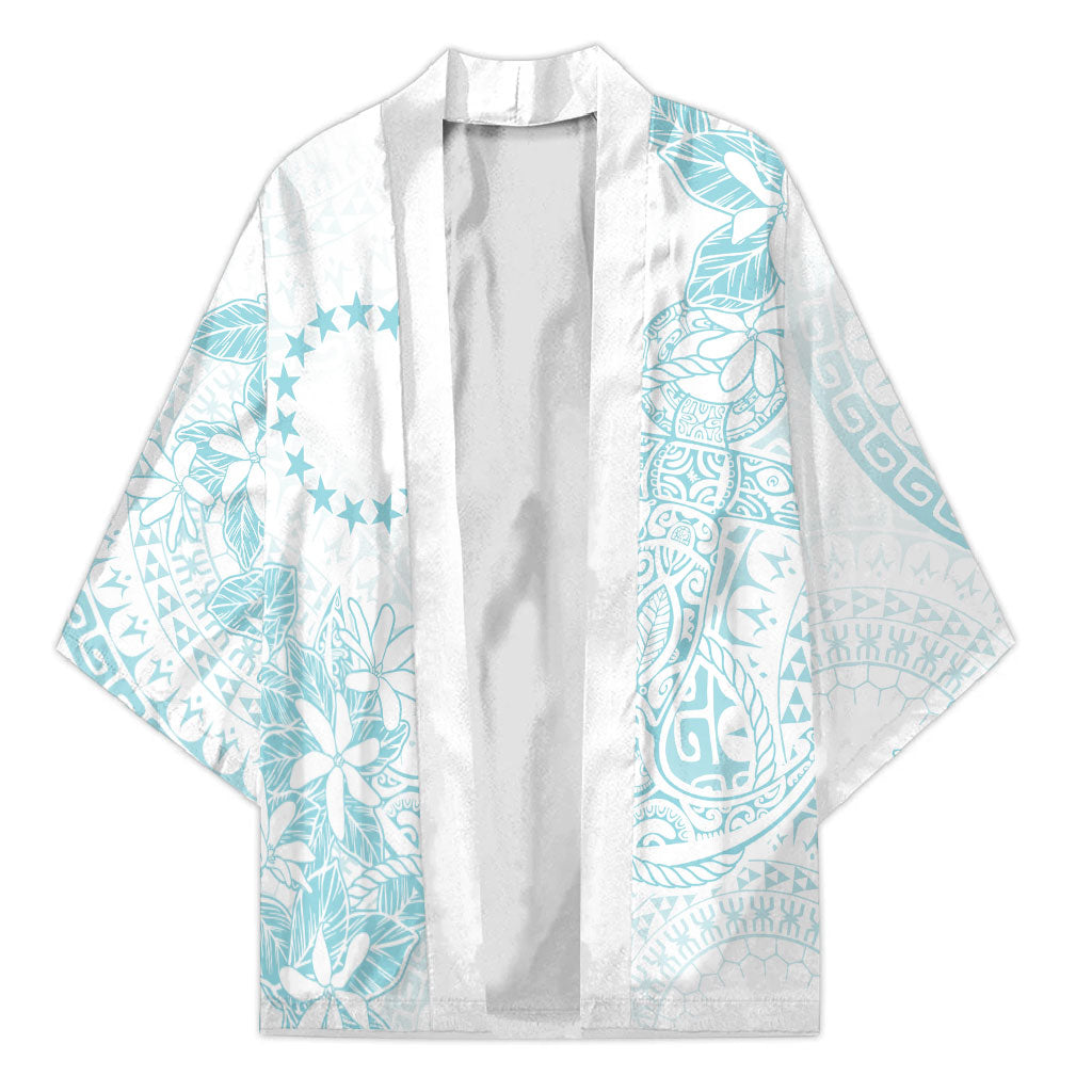 Turquoise Kuki Airani Tapakau Kimono Tribal Anchor Mix Tiare