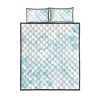 Turquoise Kuki Airani Tapakau Quilt Bed Set Tribal Anchor Mix Tiare