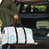 Turquoise Kuki Airani Tapakau Travel Bag Tribal Anchor Mix Tiare