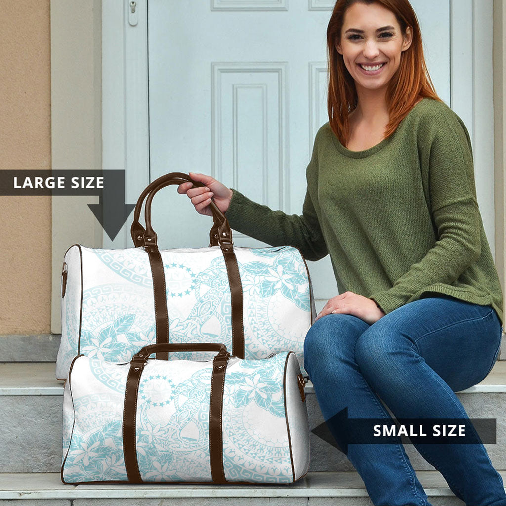 Turquoise Kuki Airani Tapakau Travel Bag Tribal Anchor Mix Tiare