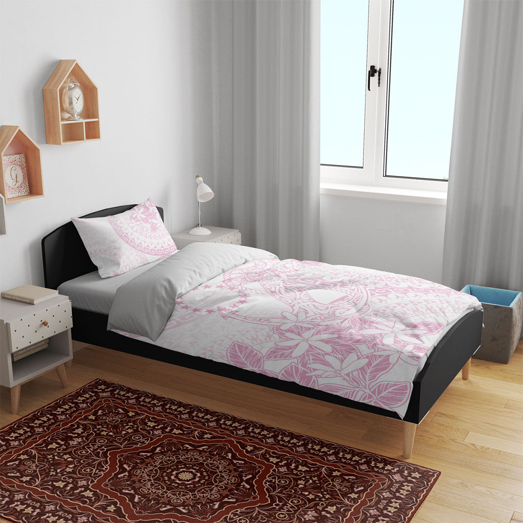 Candy Pink Kuki Airani Tapakau Bedding Set Tribal Anchor Mix Tiare