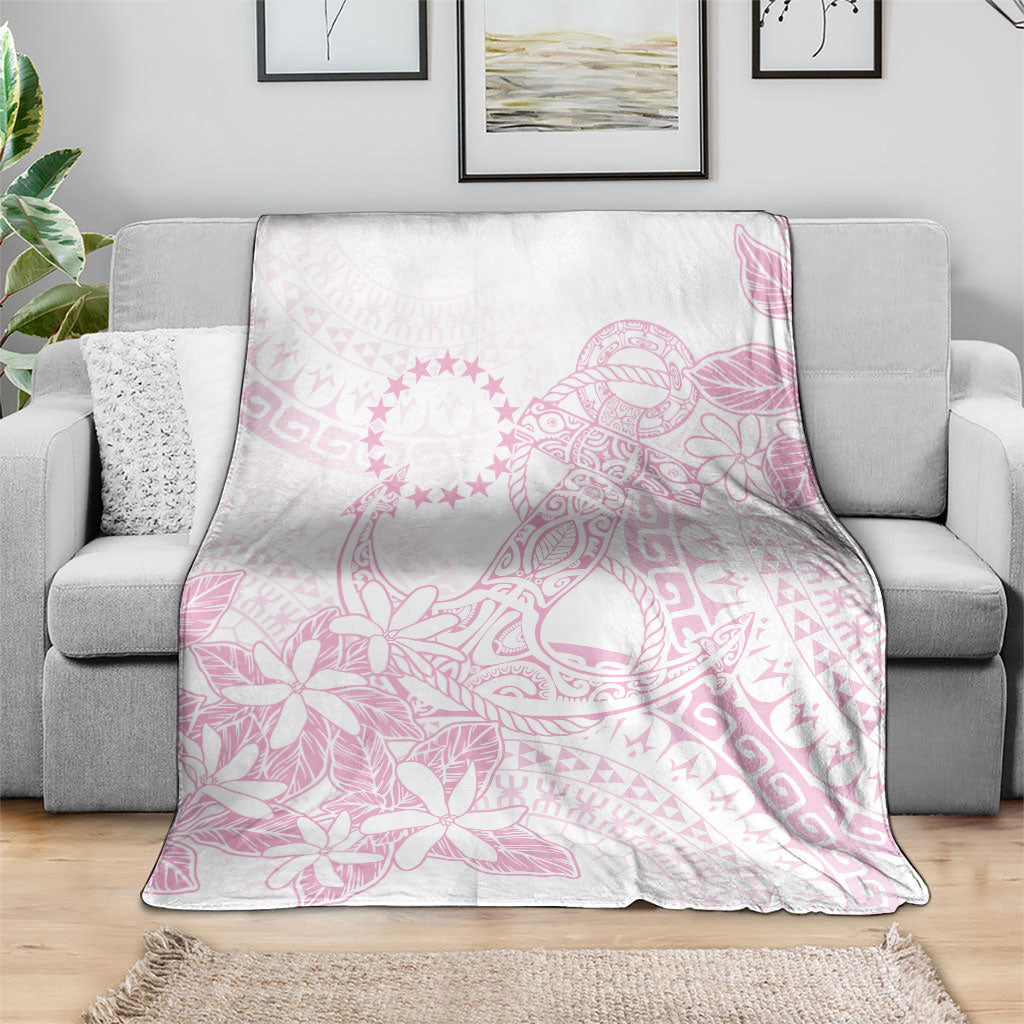 Candy Pink Kuki Airani Tapakau Blanket Tribal Anchor Mix Tiare