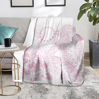 Candy Pink Kuki Airani Tapakau Blanket Tribal Anchor Mix Tiare