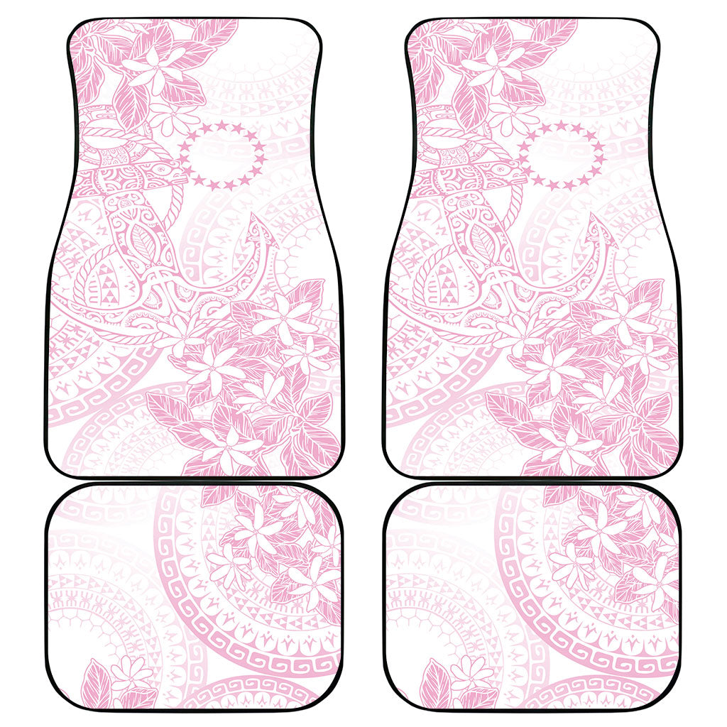 Candy Pink Kuki Airani Tapakau Car Mats Tribal Anchor Mix Tiare