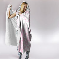 Candy Pink Kuki Airani Tapakau Hooded Blanket Tribal Anchor Mix Tiare