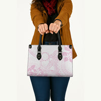 Candy Pink Kuki Airani Tapakau Leather Bag Tribal Anchor Mix Tiare