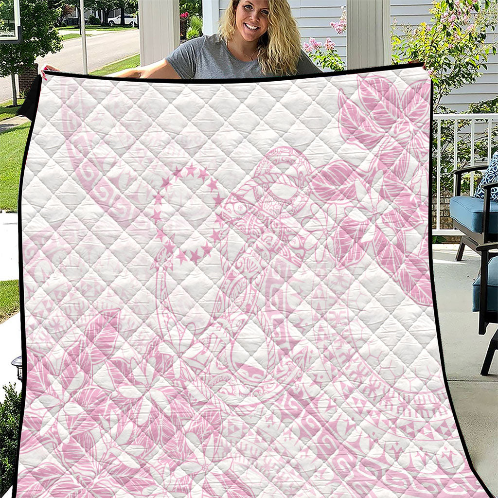 Candy Pink Kuki Airani Tapakau Quilt Tribal Anchor Mix Tiare