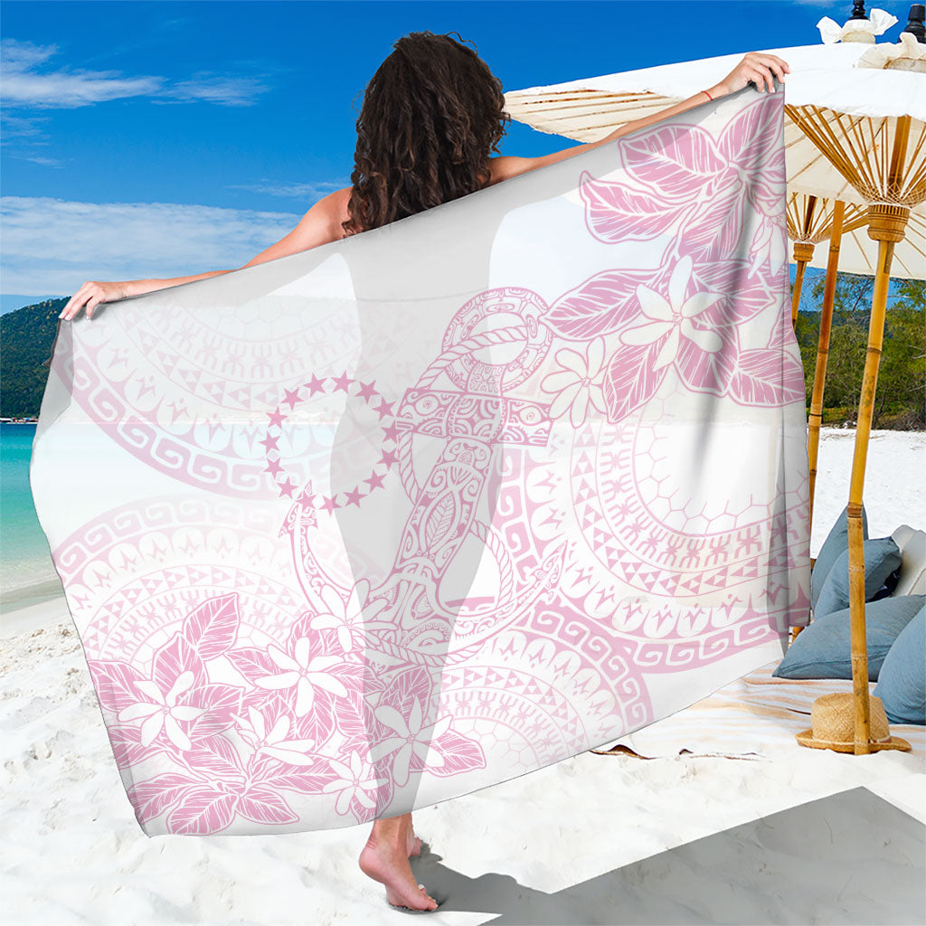 Candy Pink Kuki Airani Tapakau Sarong Tribal Anchor Mix Tiare