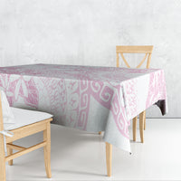 Candy Pink Kuki Airani Tapakau Tablecloth Tribal Anchor Mix Tiare