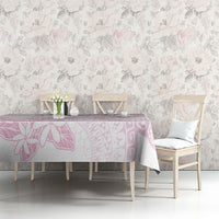 Candy Pink Kuki Airani Tapakau Tablecloth Tribal Anchor Mix Tiare
