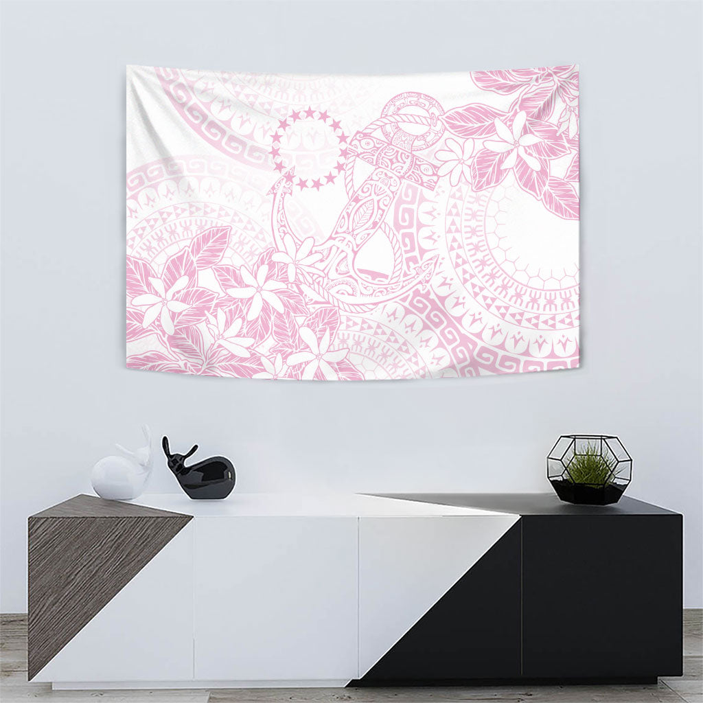 Candy Pink Kuki Airani Tapakau Tapestry Tribal Anchor Mix Tiare