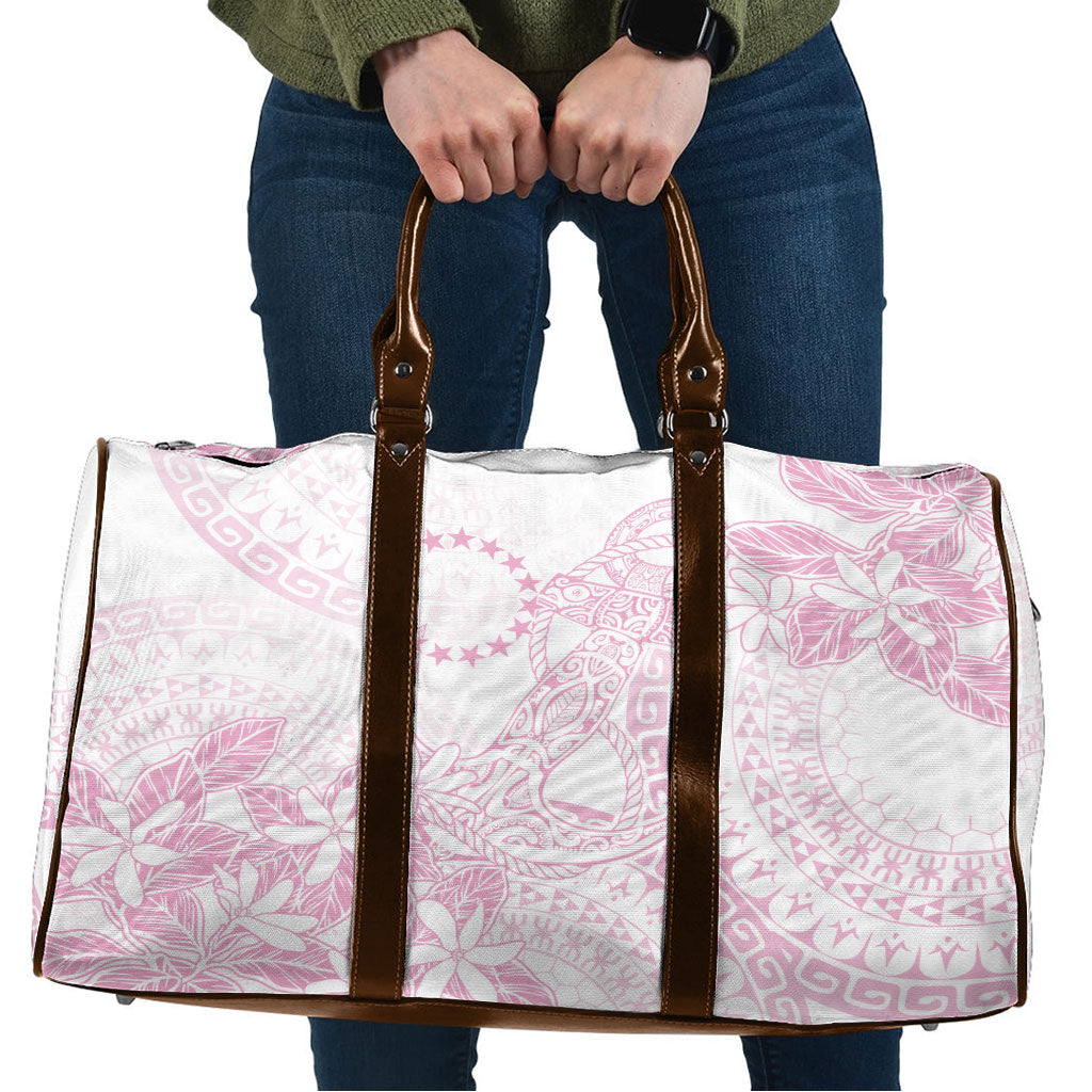 Candy Pink Kuki Airani Tapakau Travel Bag Tribal Anchor Mix Tiare