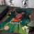 Hawaii Hula Girl Vintage Area Rug Tropical Forest