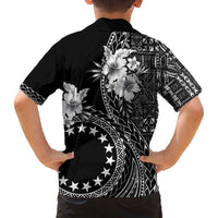 Kia Orana Cook Islands Family Matching Puletasi and Hawaiian Shirt Tiare and Stars LT7 - Polynesian Pride