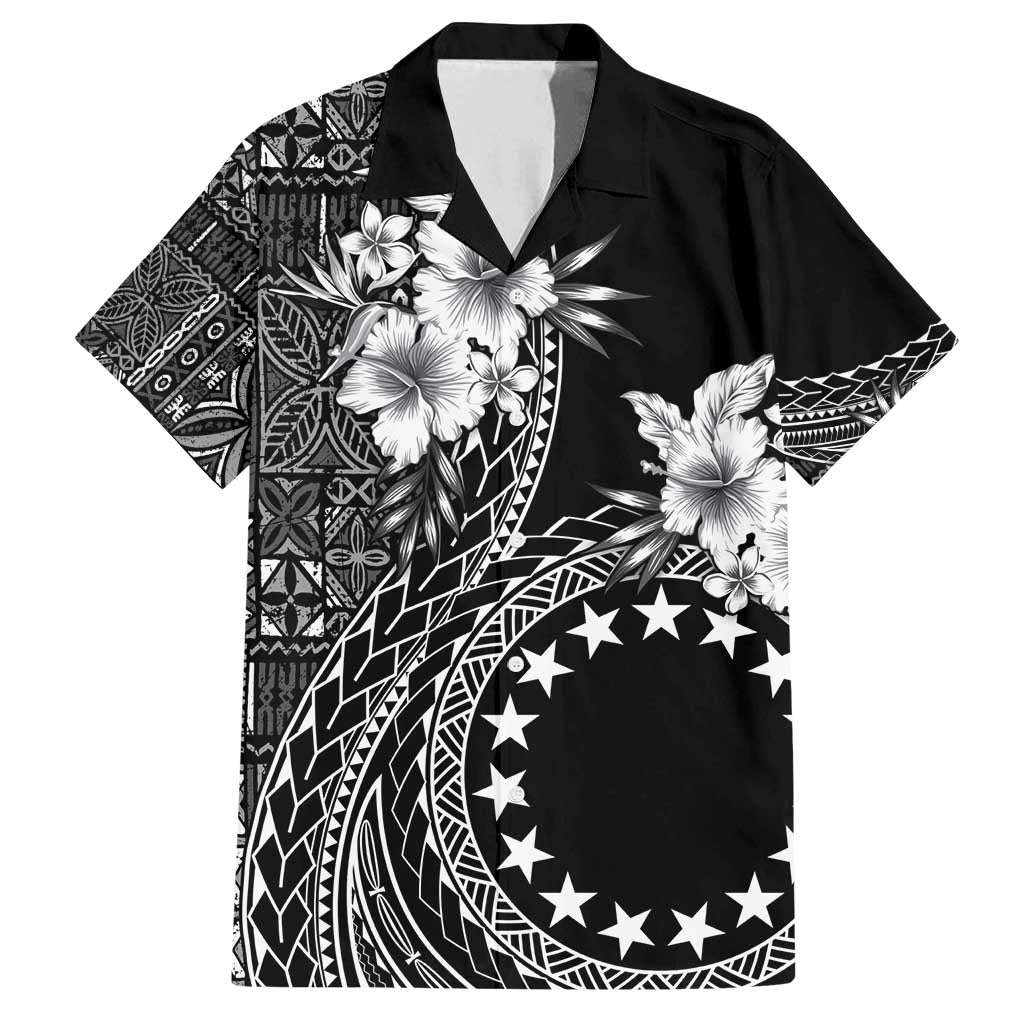 Kia Orana Cook Islands Family Matching Tank Maxi Dress and Hawaiian Shirt Tiare and Stars