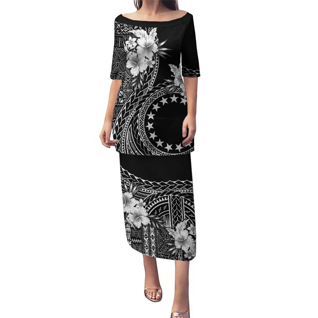 Kia Orana Cook Islands Puletasi Tiare and Stars