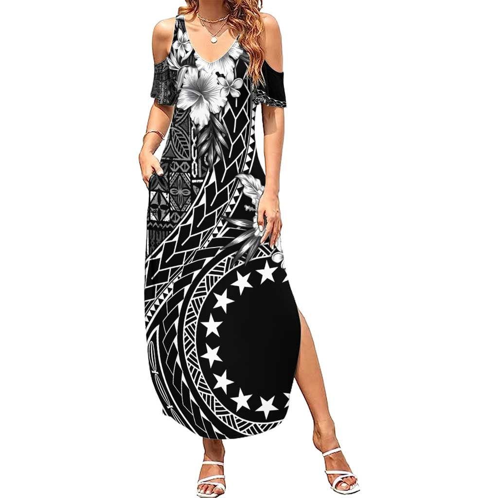 Kia Orana Cook Islands Summer Maxi Dress Tiare and Stars