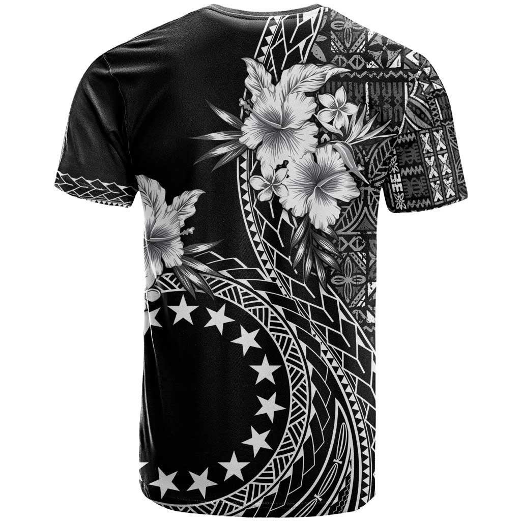 Kia Orana Cook Islands T Shirt Tiare and Stars