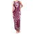Kia Orana Cook Islands Family Matching Tank Maxi Dress and Hawaiian Shirt Tiare and Stars - Maroon
