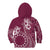 Kia Orana Cook Islands Kid Hoodie Tiare and Stars - Maroon