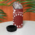 Kia Orana Cook Islands 4 in 1 Can Cooler Tumbler Tiare & Stars - Scarlet