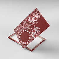 Kia Orana Cook Islands Canvas Wall Art Tiare and Stars - Scarlet