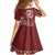Kia Orana Cook Islands Family Matching Tank Maxi Dress and Hawaiian Shirt Tiare and Stars - Scarlet