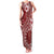 Kia Orana Cook Islands Family Matching Tank Maxi Dress and Hawaiian Shirt Tiare and Stars - Scarlet
