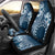 Kia Orana Cook Islands Car Seat Cover Tiare and Stars - Navy Blue