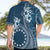 Kia Orana Cook Islands Hawaiian Shirt Tiare and Stars - Navy Blue