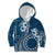 Kia Orana Cook Islands Kid Hoodie Tiare and Stars - Navy Blue