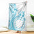 Kia Orana Cook Islands Blanket Tiare and Stars - Turquoise