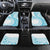 Kia Orana Cook Islands Car Mats Tiare and Stars - Turquoise