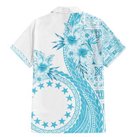 Kia Orana Cook Islands Family Matching Mermaid Dress and Hawaiian Shirt Tiare and Stars - Turquoise