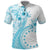 Kia Orana Cook Islands Polo Shirt Tiare and Stars - Turquoise